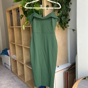 ASOS green dress